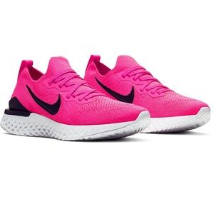 NIKE EPIC REACT FLYKNIT 2 Pink Blast Running Shoes